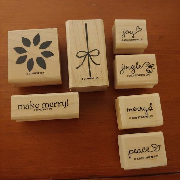 Stampin' UP! Holiday Themed Words Stamp Set - Picture 1 of 4